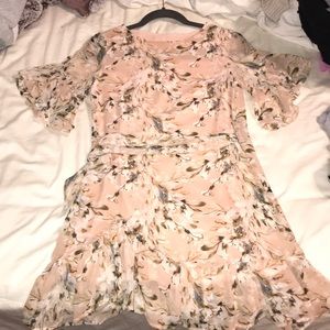 Sundae Muse pink floral dress